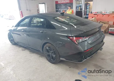 2024 Hyundai Elantra N Line from USA, damaged, VIN KMHLR4DF3RU738692